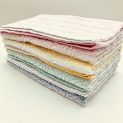Firenze Wipe/Towel 100% Cotton Pack of 6 towels