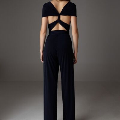 MONO SCHWARZER SAMT GRÖSSE S (JUMPSUIT)