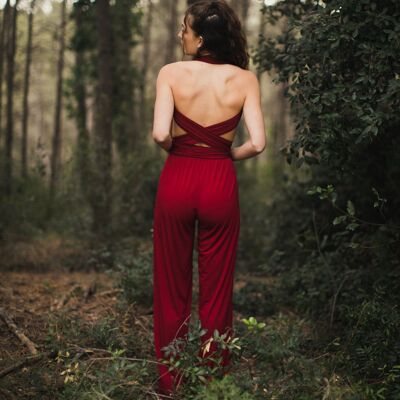 Mono burgundy size m (jumpsuit)