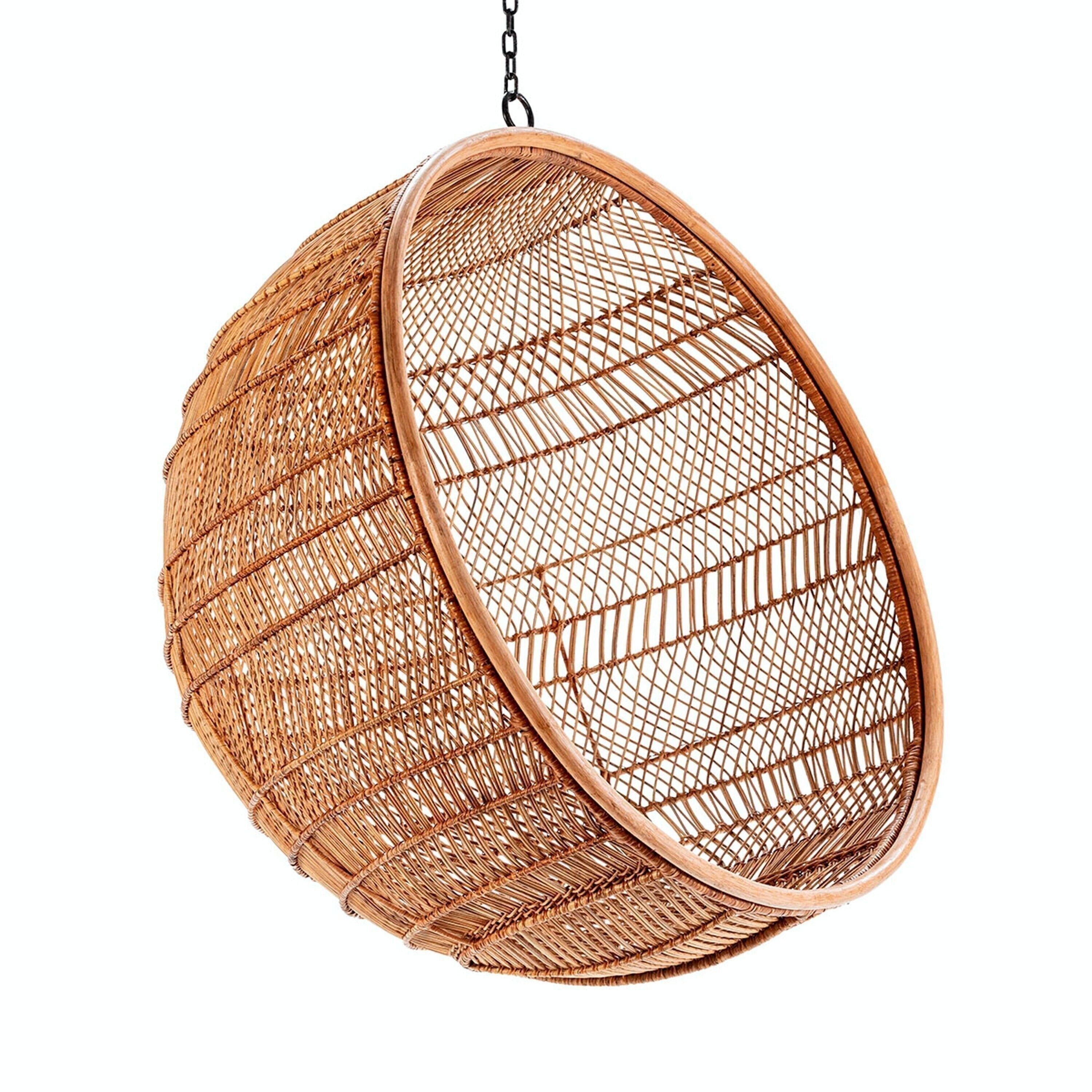 ARMCHAIR 70X104X105 NATURAL WICKER/BLACK IRON TH2999700