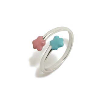 BAGUE FLEUR ET FLEUR KOONS 1