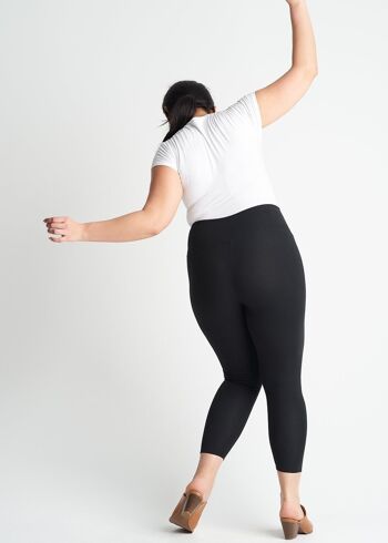 Rachel Shaping Legging with Racing Stripe - Cotton Stretch