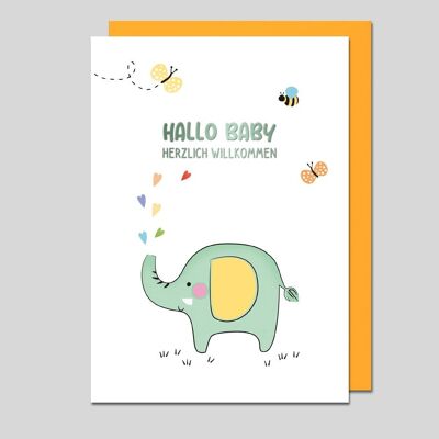 Baby Card - Hello Baby