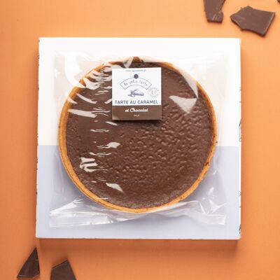 Tarte au caramel et chocolat 4 / 6 personnes