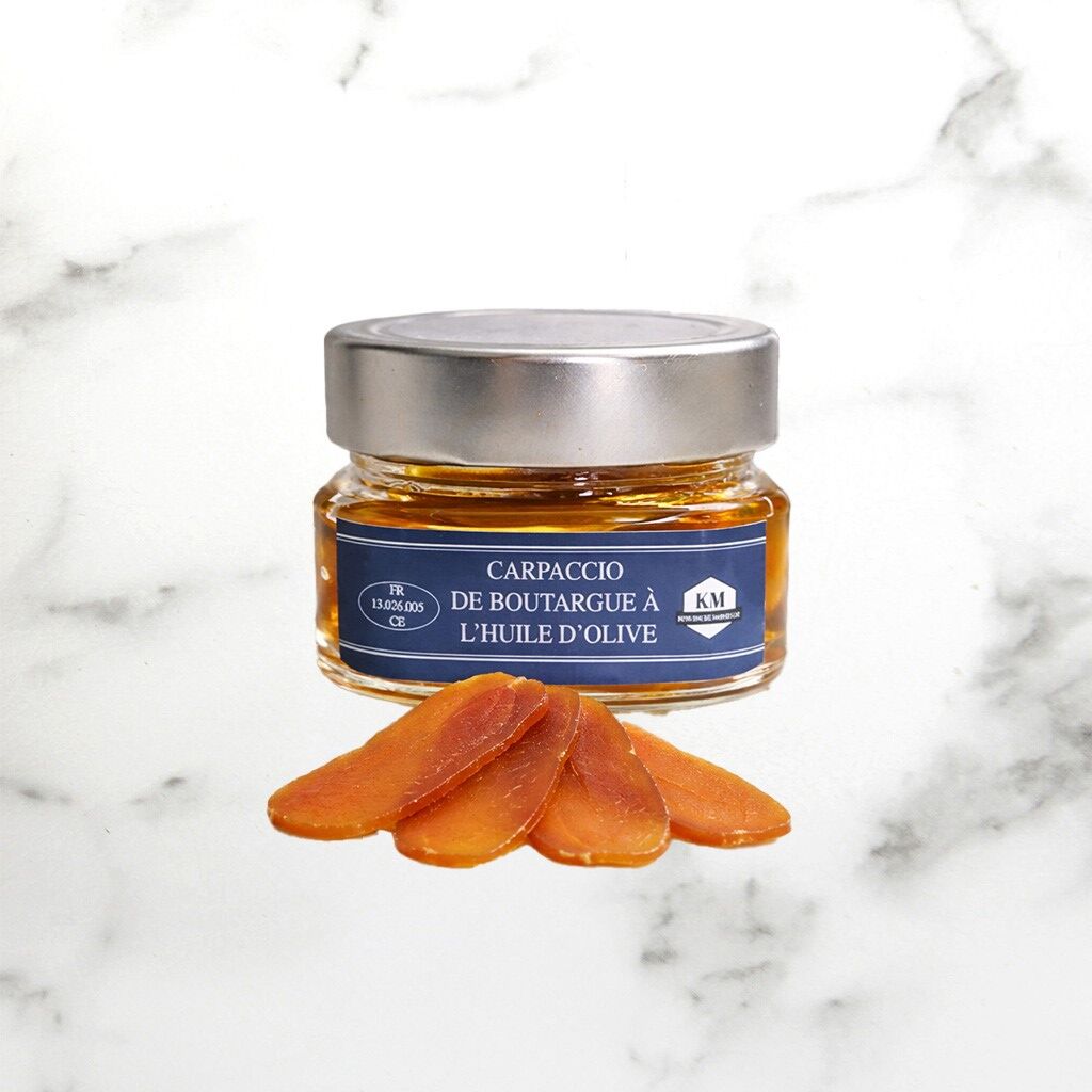 CARPACCIO DE BOUTARGUE CON ACEITE DE OLIVA 50G