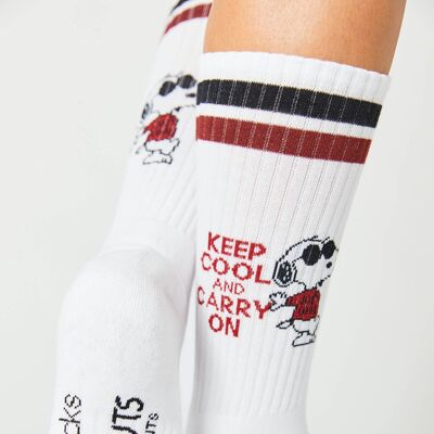 BeSnoopy Street KeepCool – Socken aus 100 % Bio-Baumwolle