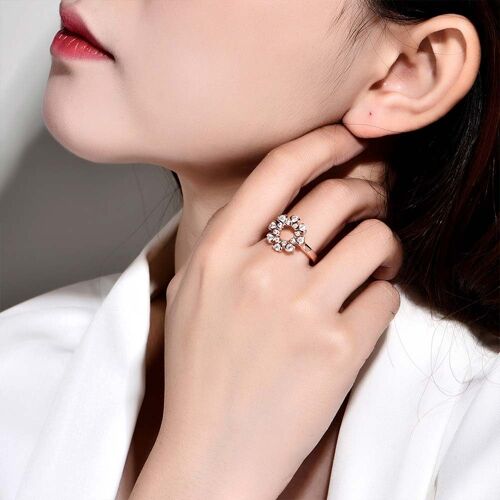 Lilia Openwork Adjustable Ring