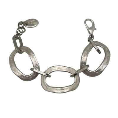 bracciale a maglie ovali