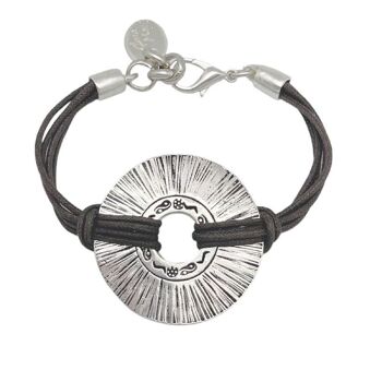 Bracelet Etnia argent-choco 1
