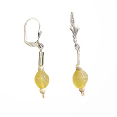 Boucle d'oreille en argent Citron