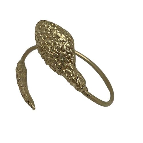 Brazalete serpiente dorado