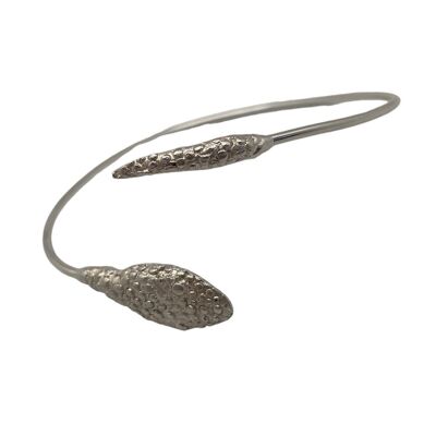 Choker serpiente plata