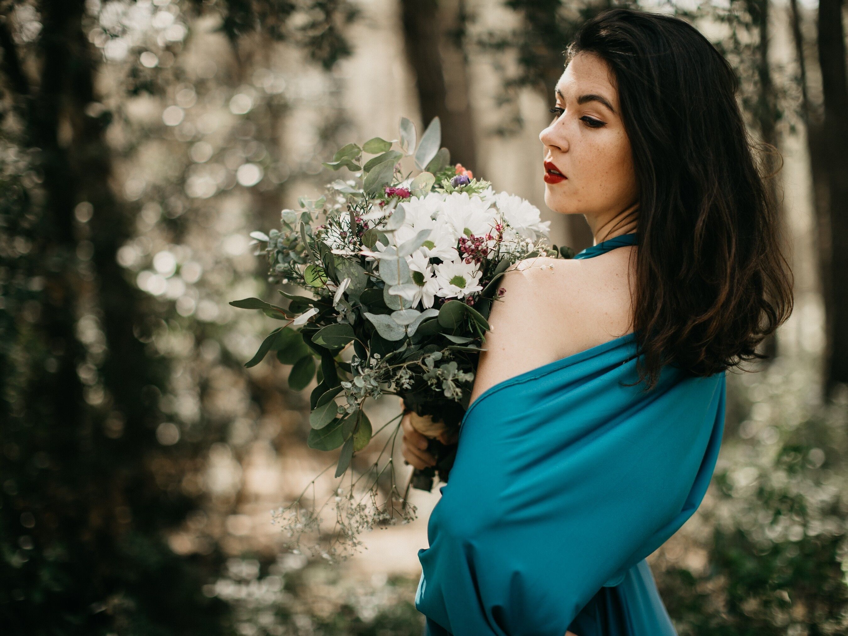 MANGAS PUNTO TEAL - EINZIGARTIGE GRÖSSE