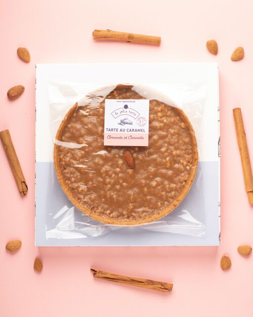 Tarte au caramel et amande canelle 4 / 6 personnes