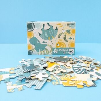 Puzzle enfant 70 pièces OCEANS - Made in France 1