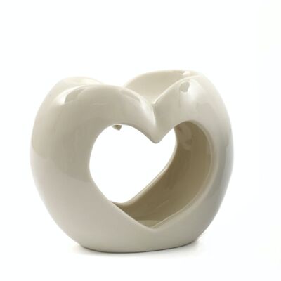 Pearl Heart Oil or Wax Warmer