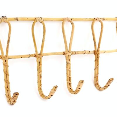 Wall Mounted Rattan Hooks