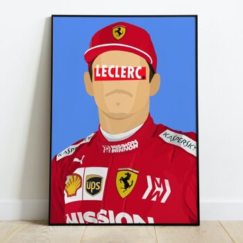 Affiche Charles Leclerc - 30X40 cm 2