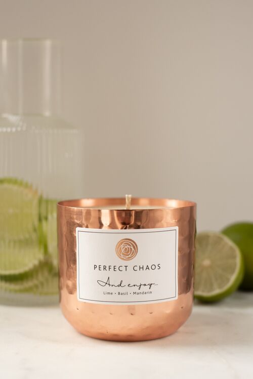 Copper Pot Candle - Lime , Basil and Mandarin 250g