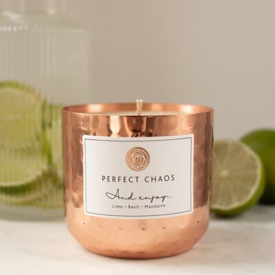 Copper Pot Candle - Lime , Basil and Mandarin 250g