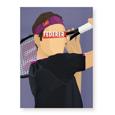 Manifesto Roger Federer - 30X40 cm