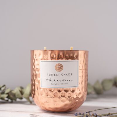 Bougie Pot en Cuivre - Lavande et Eucalyptus 440g