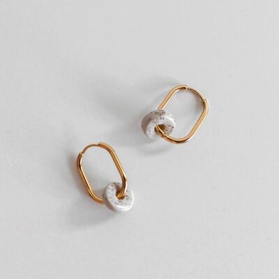 MINI-CALA CARBON earrings