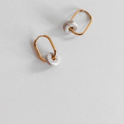 MINI-CALA CARBON earrings