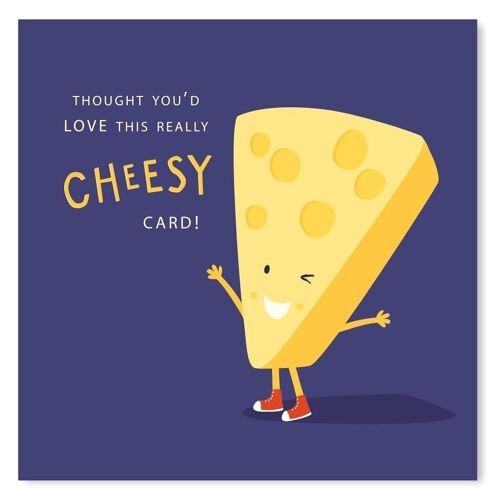 Cheesy Birthday Humour Card