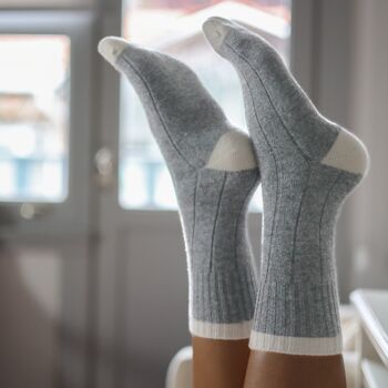 Chaussettes en laine mérinos Klue | Collection BANDES | 36-40 3