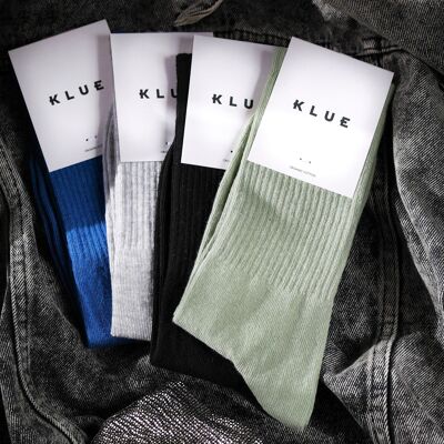 Klue Tennissocken aus Bio-Baumwolle | Kollektion ATHLETICS VINTAGE SOLID