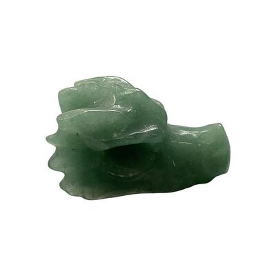 Dragon's Head, 5x4x3cm, Green Aventurine