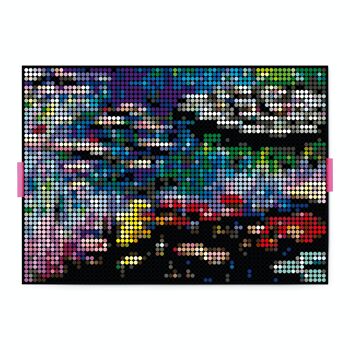 Set pixel art points de colle - nénuphars 50x70 cm 4