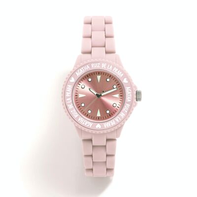 RELOJ PLASTIC ARMIS ROSÉ