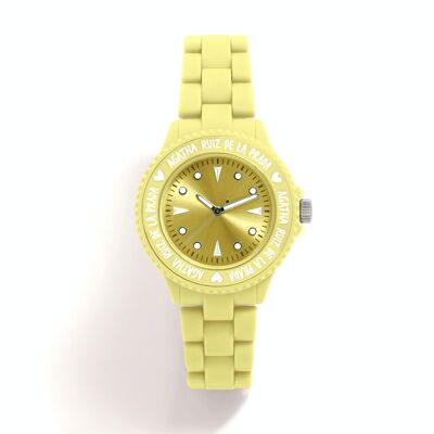 RELOJ PLASTIC ARMIS YELLOW