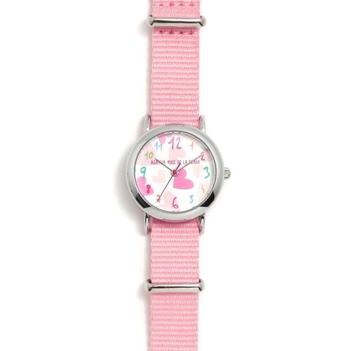 RELOJ STRAP ROSA