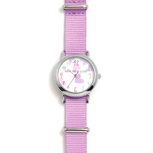 RELOJ STRAP LILA