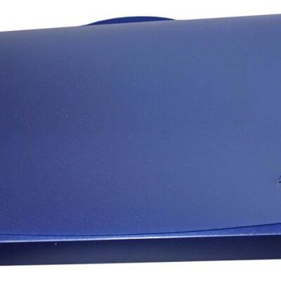 EXXO by HFP scatola per documenti/scatola di raccolta/scatola portaoggetti A4 orizzontale, realizzata in PP, con maniglia e fibbia