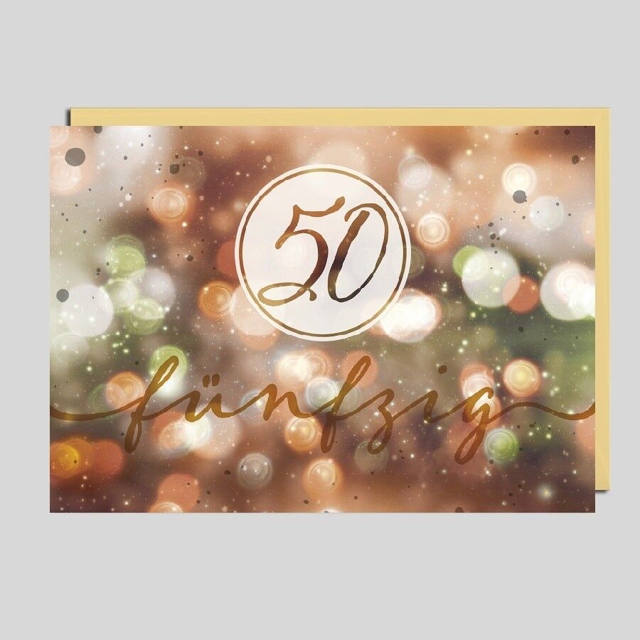 Biglietto per il 50° compleanno