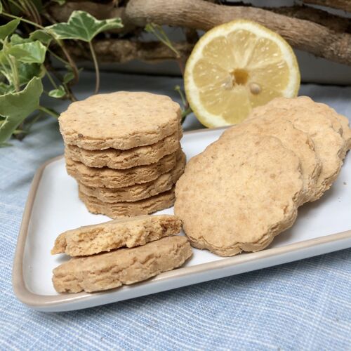 Citron Bio - 100g (~17 biscuits) Biscuits bio vegan sans gluten ni lactose