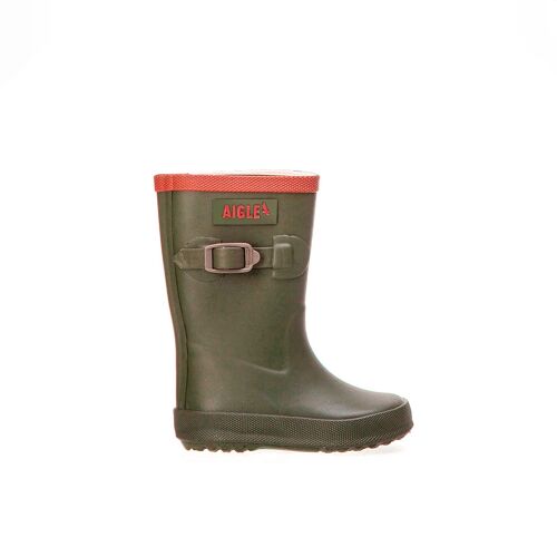 Botte de pluie enfant PERDRIX 2 - kaki - Taille 19 à 38