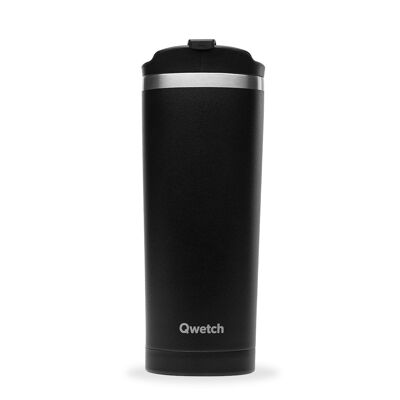 Travel Mug Thermobecher Matt Schwarz - 470 ml