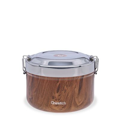 Bento Lunchbox Thermo, Wood - 850 ml