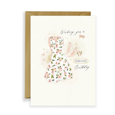 Birthday Dress Card-