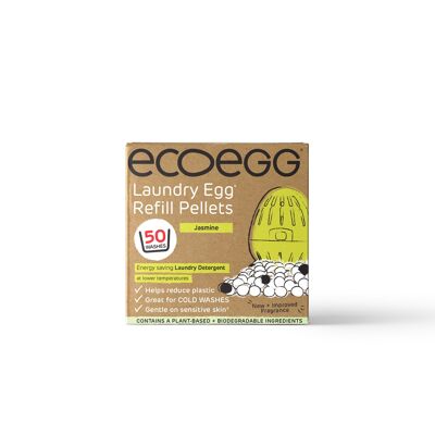 Ecoegg Recharges d'œufs de lessive écologiques Jasmin 50 lavages