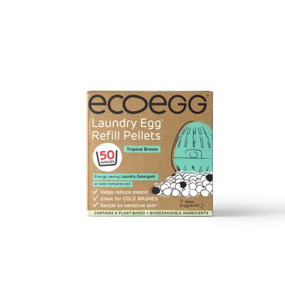 Ecoegg Ricariche ecologiche per uova per bucato Tropical Breeze 50 lavaggi