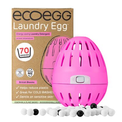 Ecoegg Umweltfreundliches Waschmittel British Blooms 70 Wäschen.