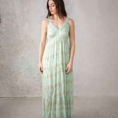 Robe verte Caroline