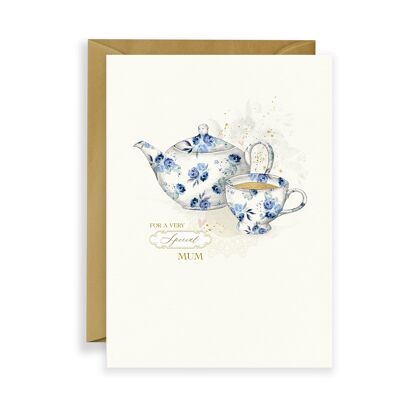 Floral Teapot - Special Mum-