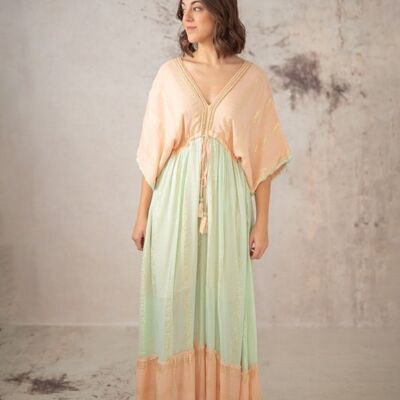Valeria Mint-Blush Dress